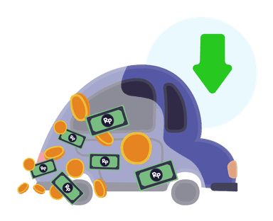Pencairan hingga 85% harga mobil