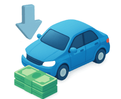 Pencairan hingga 85% harga mobil
