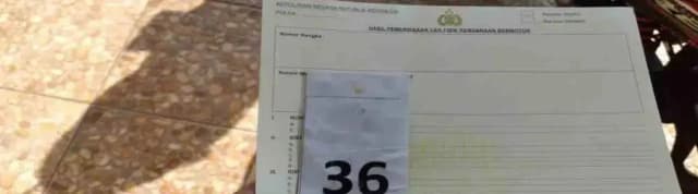 cara gesek nomor mesin