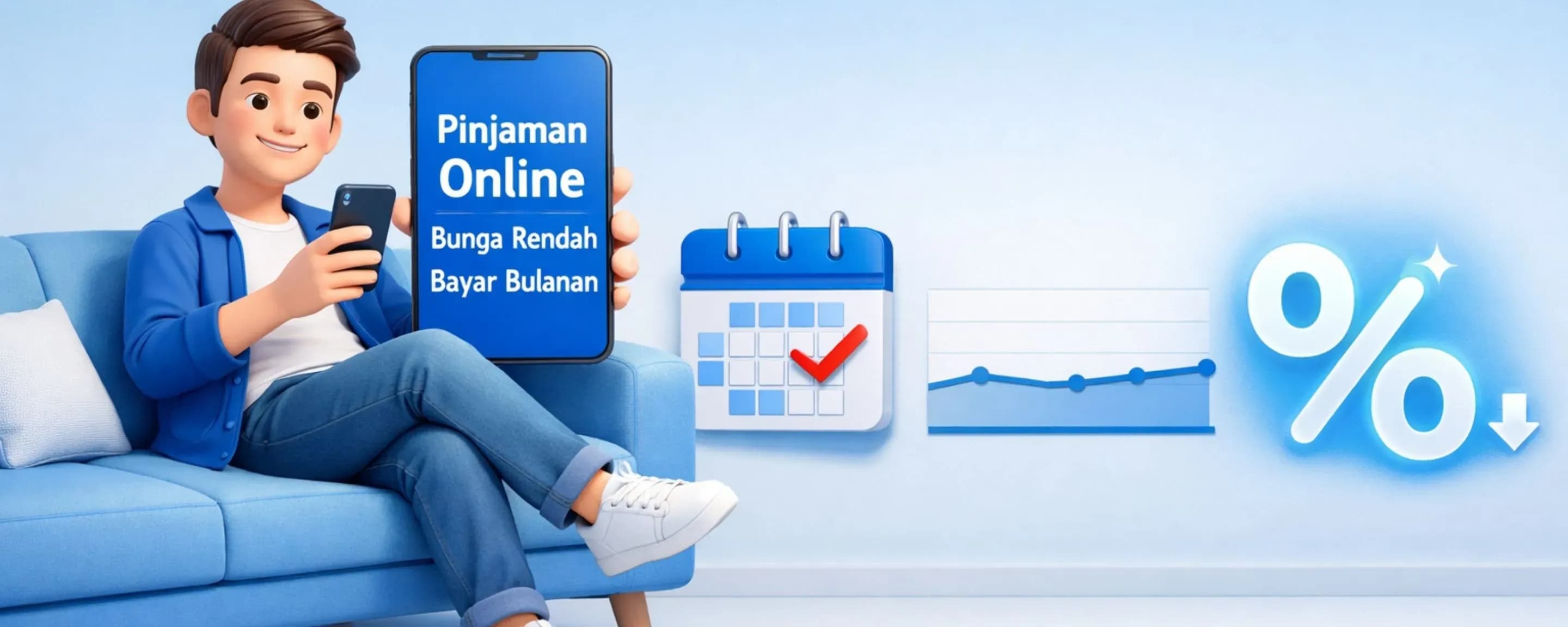 Pinjaman online bunga rendah bayar bulanan