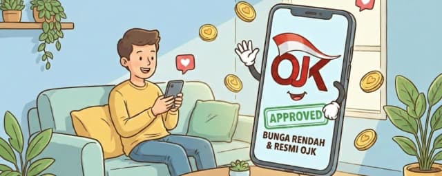  pijaman online bunga rendah terdaftar ojk