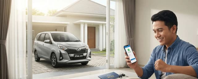 pinjaman agunanan BPKB mobil calya 2021