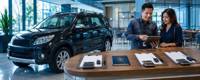Tabel cicilan pembiayaan jaminan BPKB Toyota Rush lama (2011-2015)
