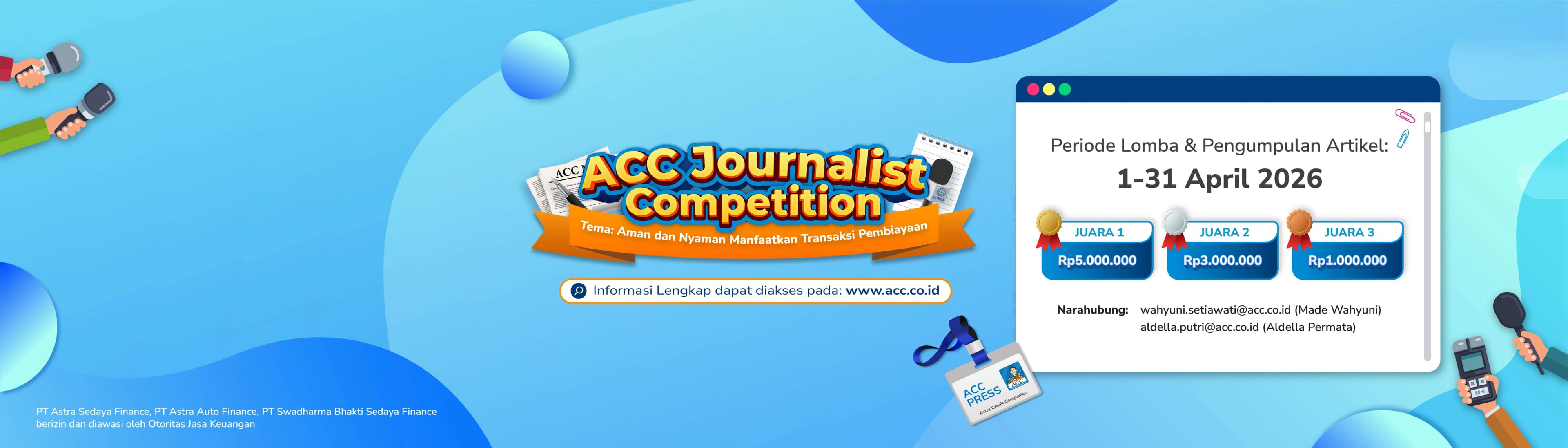 ACC Journalist Competition 2026