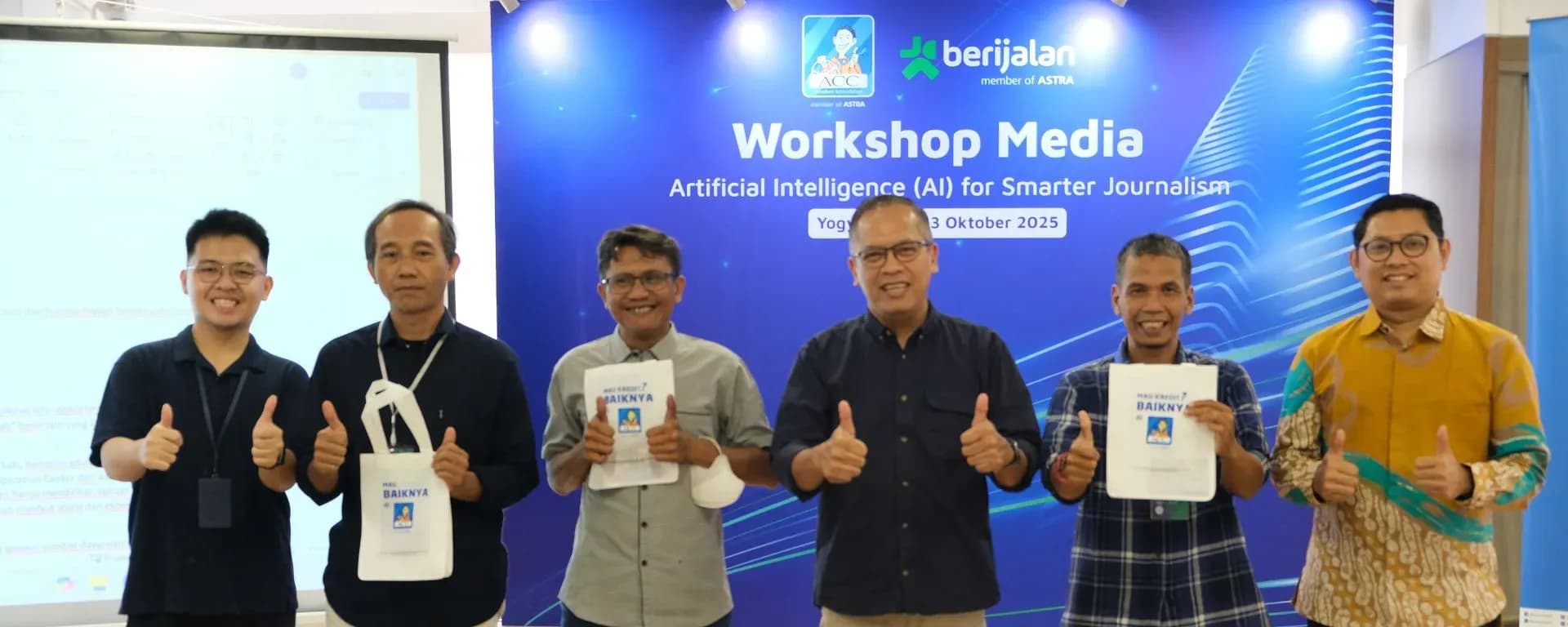 ACC dan berijalan Adakan Workshop AI untuk Jurnalis Yogyakarta