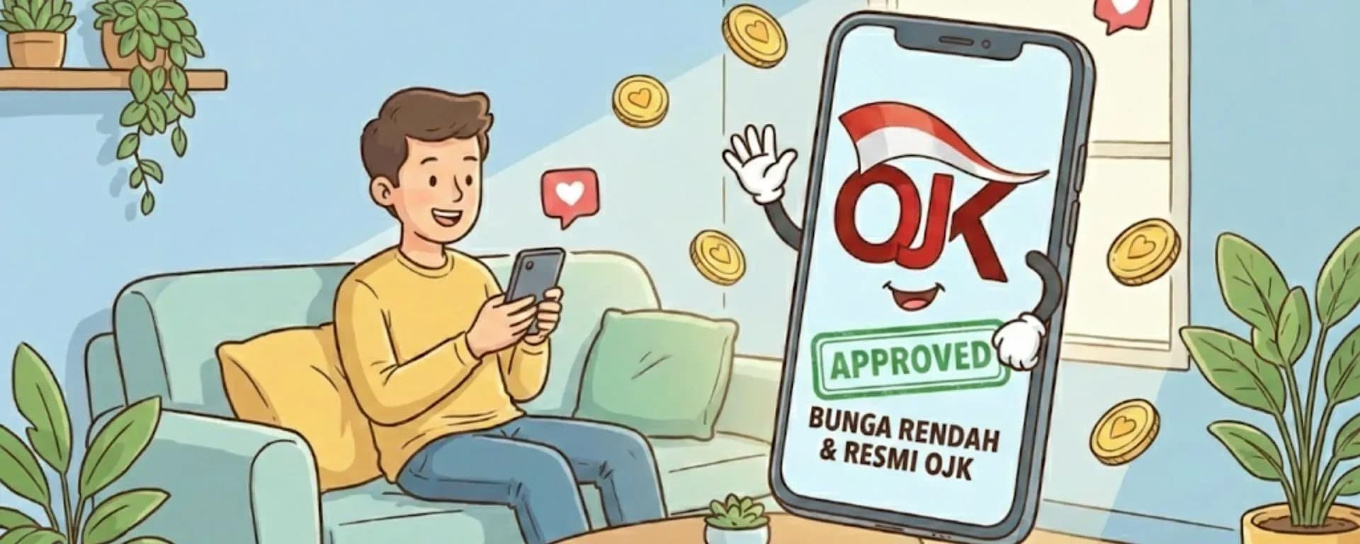 pijaman online bunga rendah terdaftar ojk