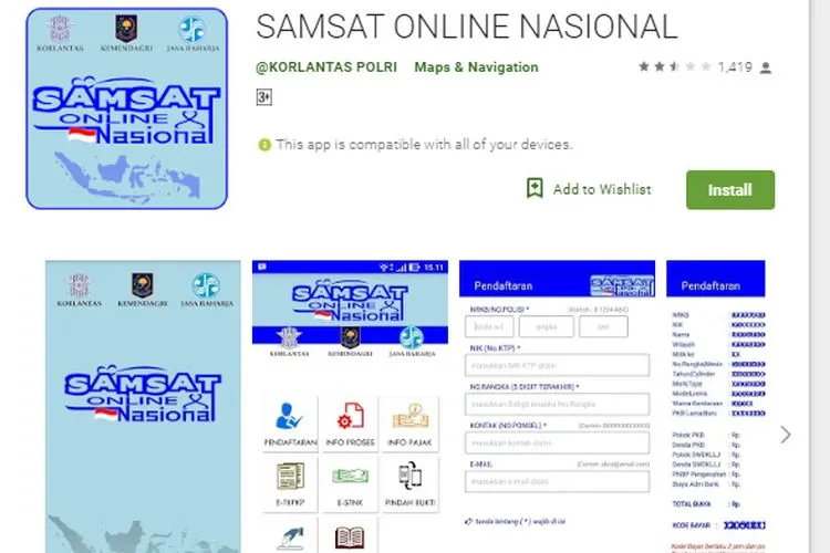 cek pajak kendaraan jawa timur
