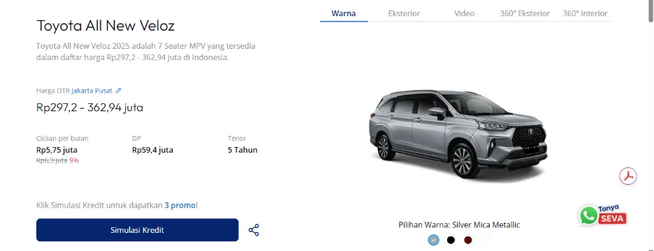 Mobil 200 Jutaan