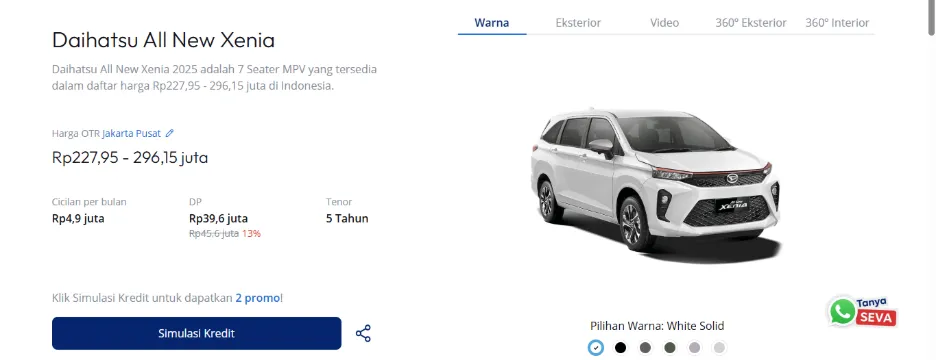 Mobil 200 Jutaan