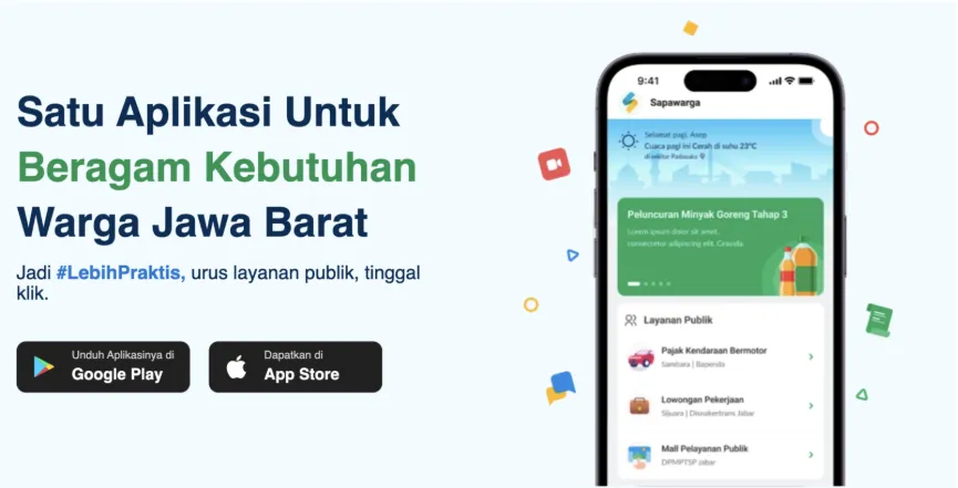 Aplikasi Sapawarga Jawa Barat