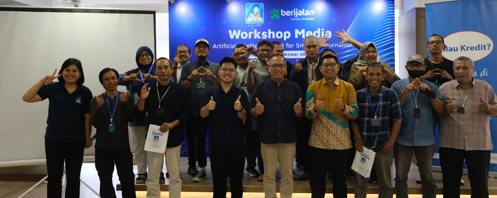 ACC dan berijalan Adakan Workshop AI untuk Jurnalis Yogyakarta