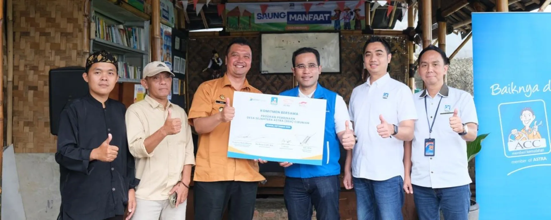 ACC Kembangkan Desa Sejahtera Astra Cibunian di Bogor