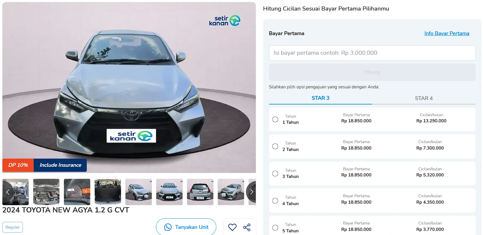 Toyota New Agya 2024
