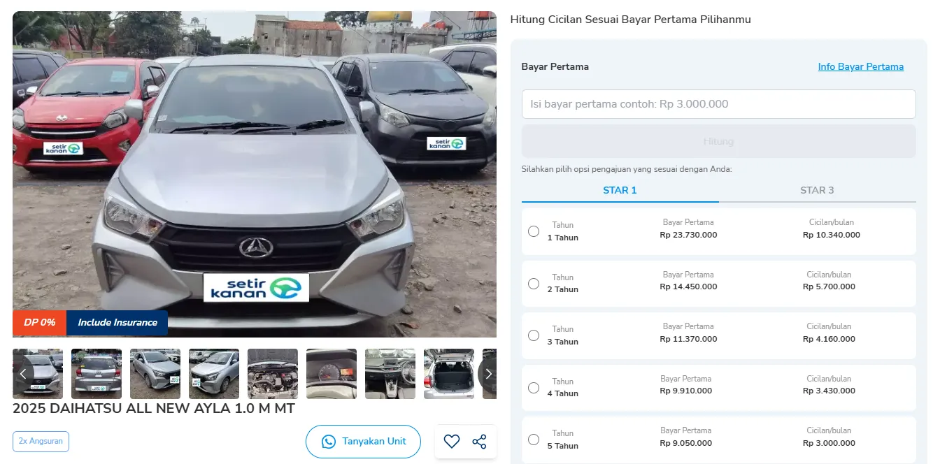Daihatsu All New Ayla 2025