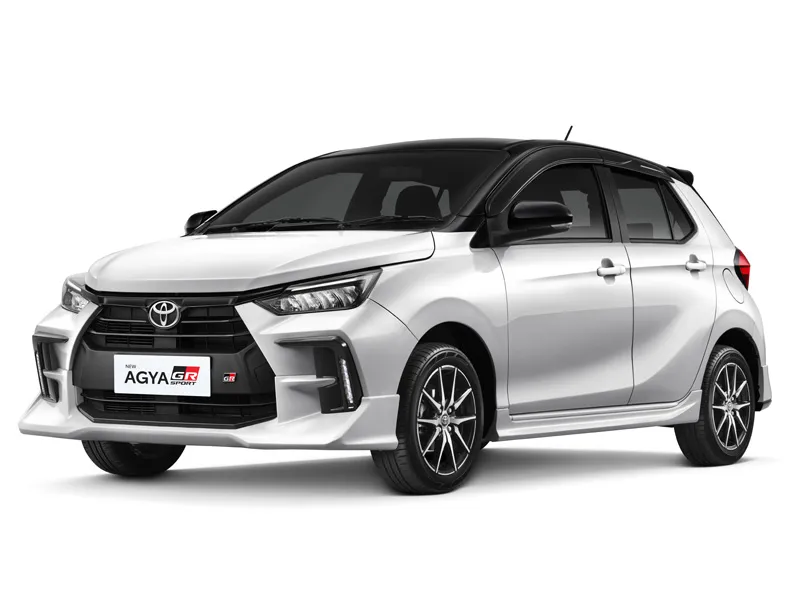 white Toyota New Agya GR Sport