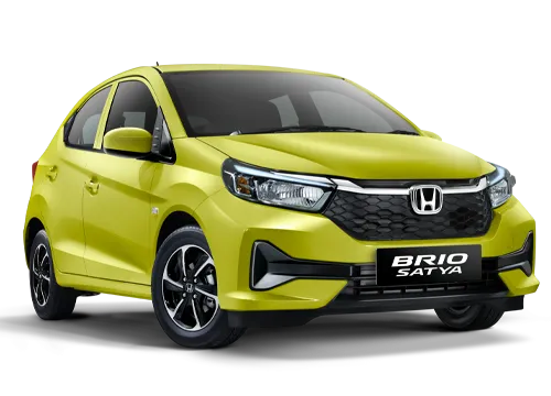 Honda Brio Satya lime metalic city car-hatchback