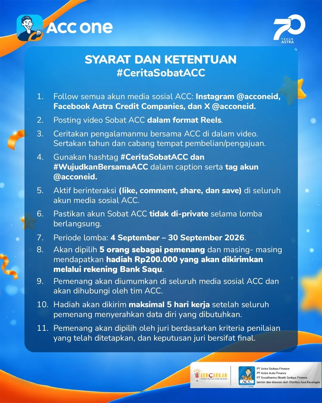 Cerita Sobat ACC